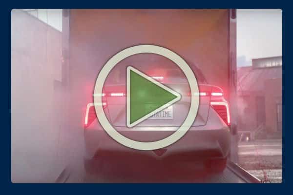 Marty McFly (played by Michael J. Fox) and Dr. Emmett "Doc" Brown (played by Christopher Lloyd) get a lesson in Mirai fuel-cell technology in this promotional clip, sponsored by Toyota. 