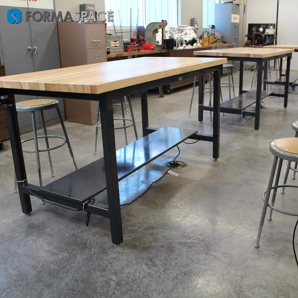 maple top classroom bench