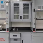 fixed lab casework with drawers