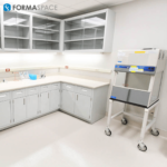 corner laboratory casework