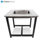 stainless steel sink bench