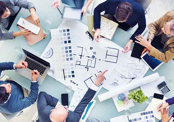 design team planning for a new project