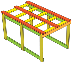 04 build trade show crates add stringers to top deckboards