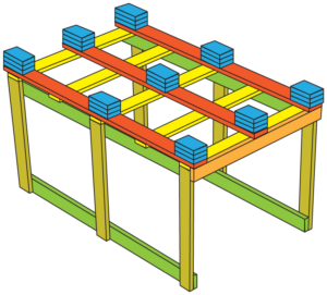 05 build trade show crates add pallet blocks clear forklift blades