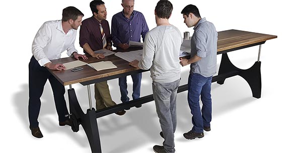 standing collaborative meeting table