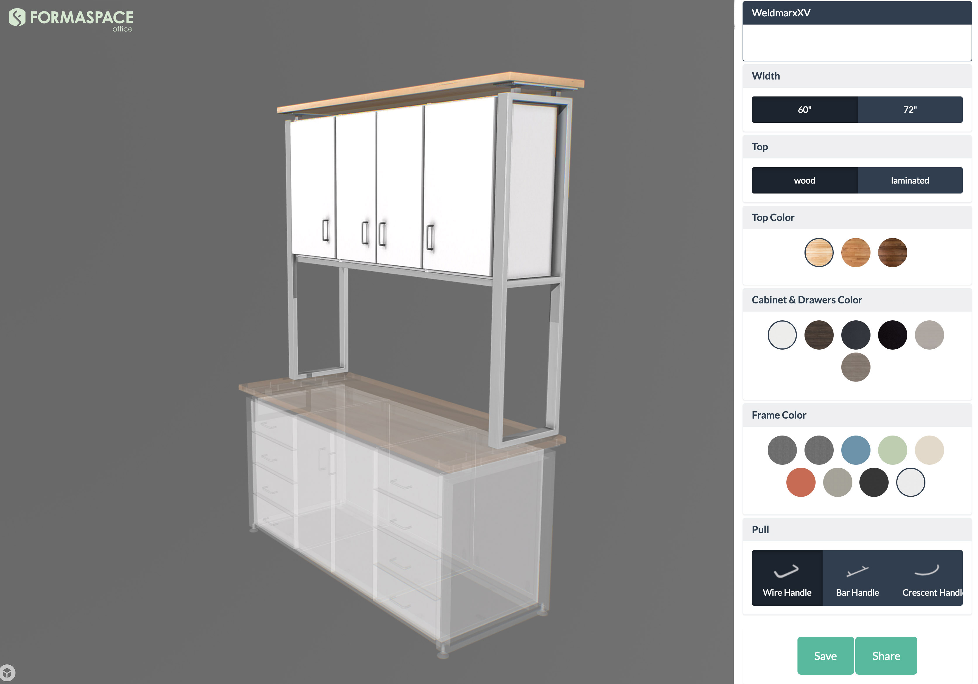 Formaspace Office 3D Configurator
