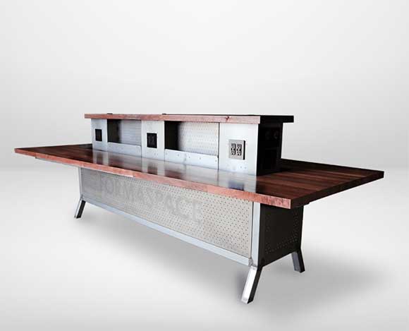 custom trapezoid conference table - formaspaceoffice