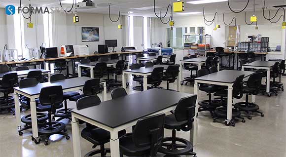 High School Classroom with Lab Furniture