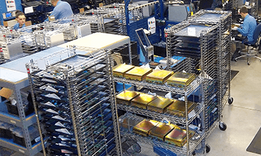 tech lab mobile wire rack system