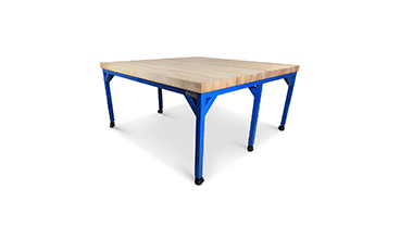 heavy duty blue basix with hardwood top