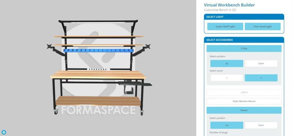 3D virtual workbench builder