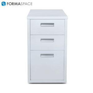 steel white pedestal