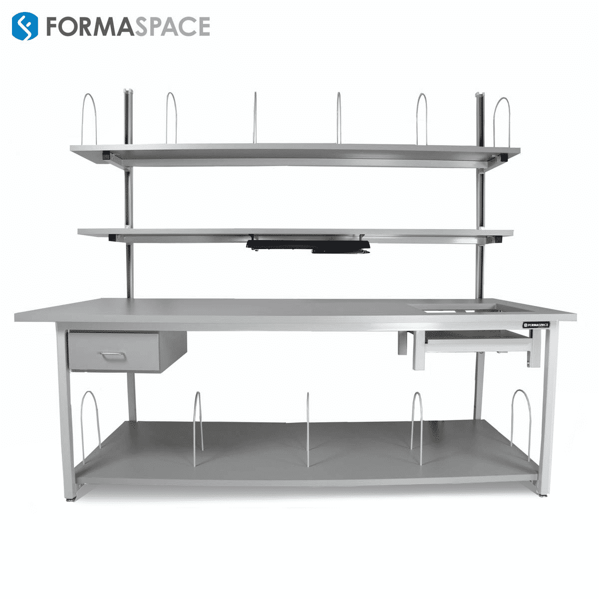 Packing Station with Scale Cut Out