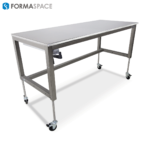 basix lab workbench stainless steel