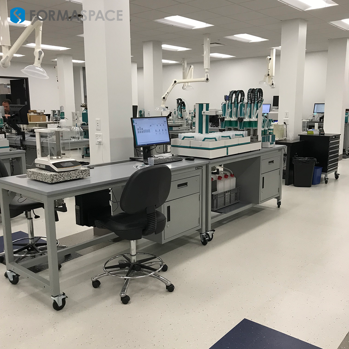 basix workbench with custom gray frame