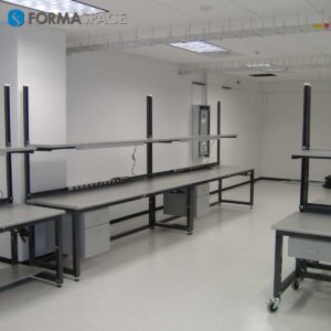 gray esd workbench with drawers