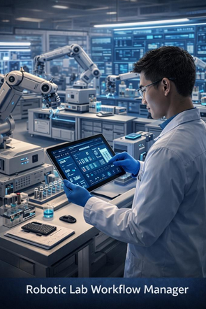 robotic lab workflow manager