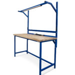 Benchmarx workstation with LED task light