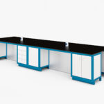 Laboratory fume hood with RGX cabinetry