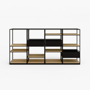 Modular Bespoke Shelving with Integrated Planters Modular Bespoke Shelving with Integrated Planters