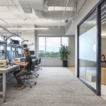 Collaborative engineering workspace with testing benches