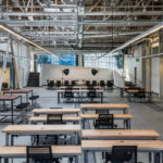 Open office with custom Weldmarx desks