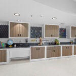 Laboratory cabinetry and drying racks