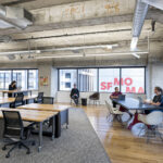 Height-adjustable Weldmarx workstations