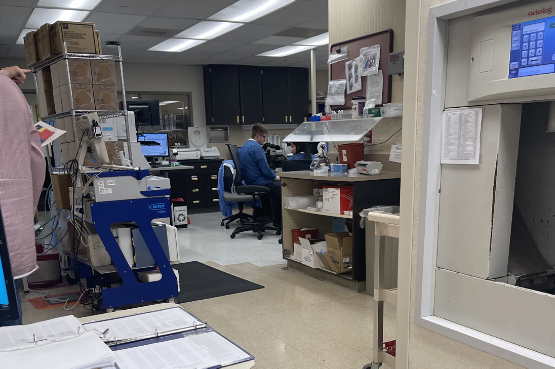 Hematology and coagulation before renovation