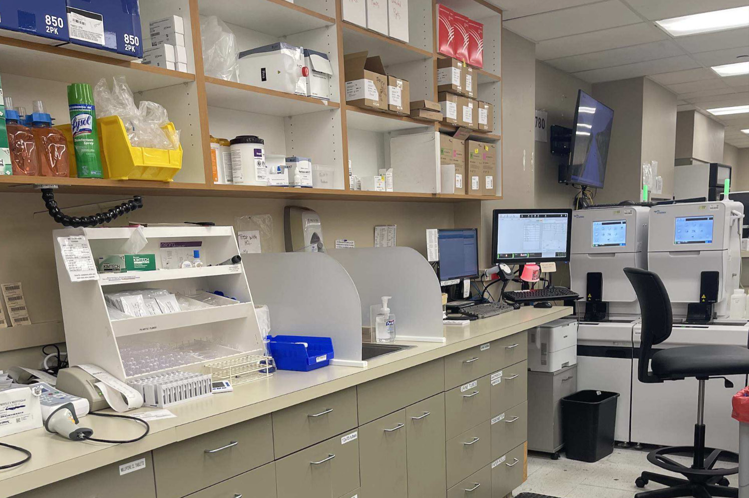 Urinalysis before renovation